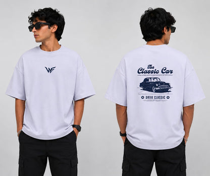 Unisex Terry Vintage Oversized Tee