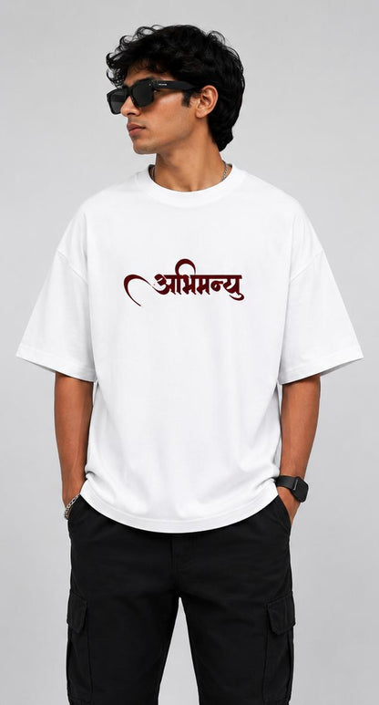 Abhimanyu Oversized Terry Tee