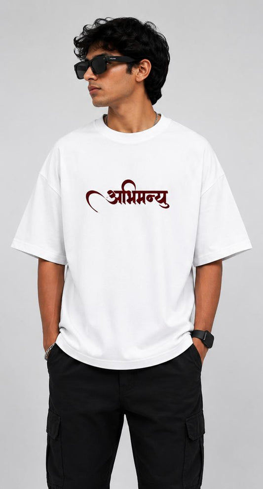 Abhimanyu Oversized Terry Tee